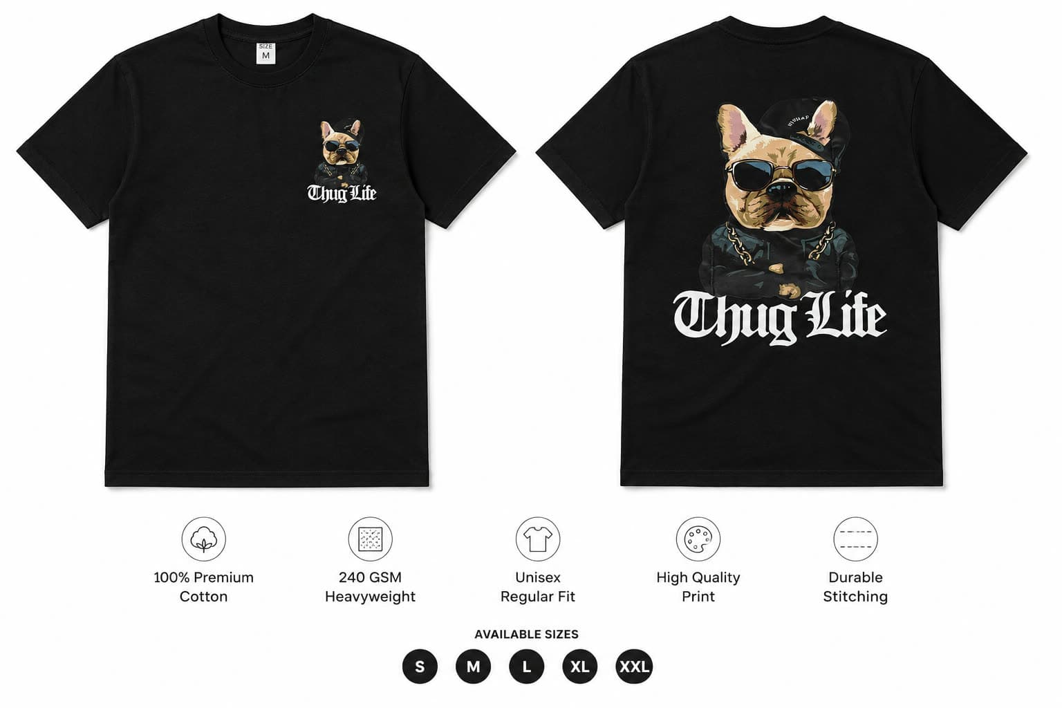 Thug Life Bulldog — view 4